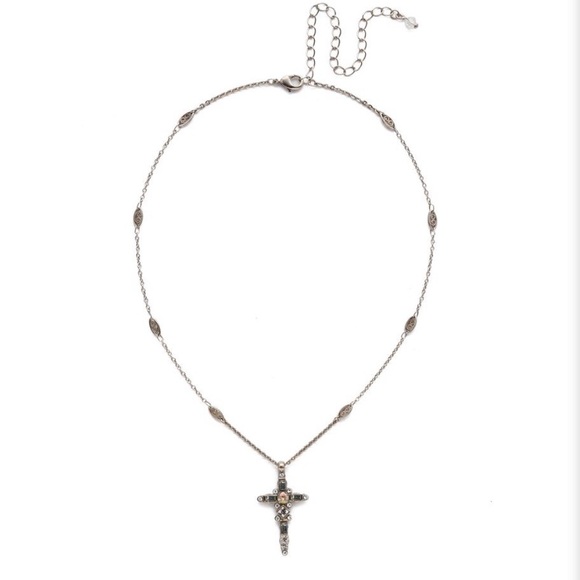 SORRELLI Crystal Cross Pendant NIQUEA.D NWT - Picture 6 of 7